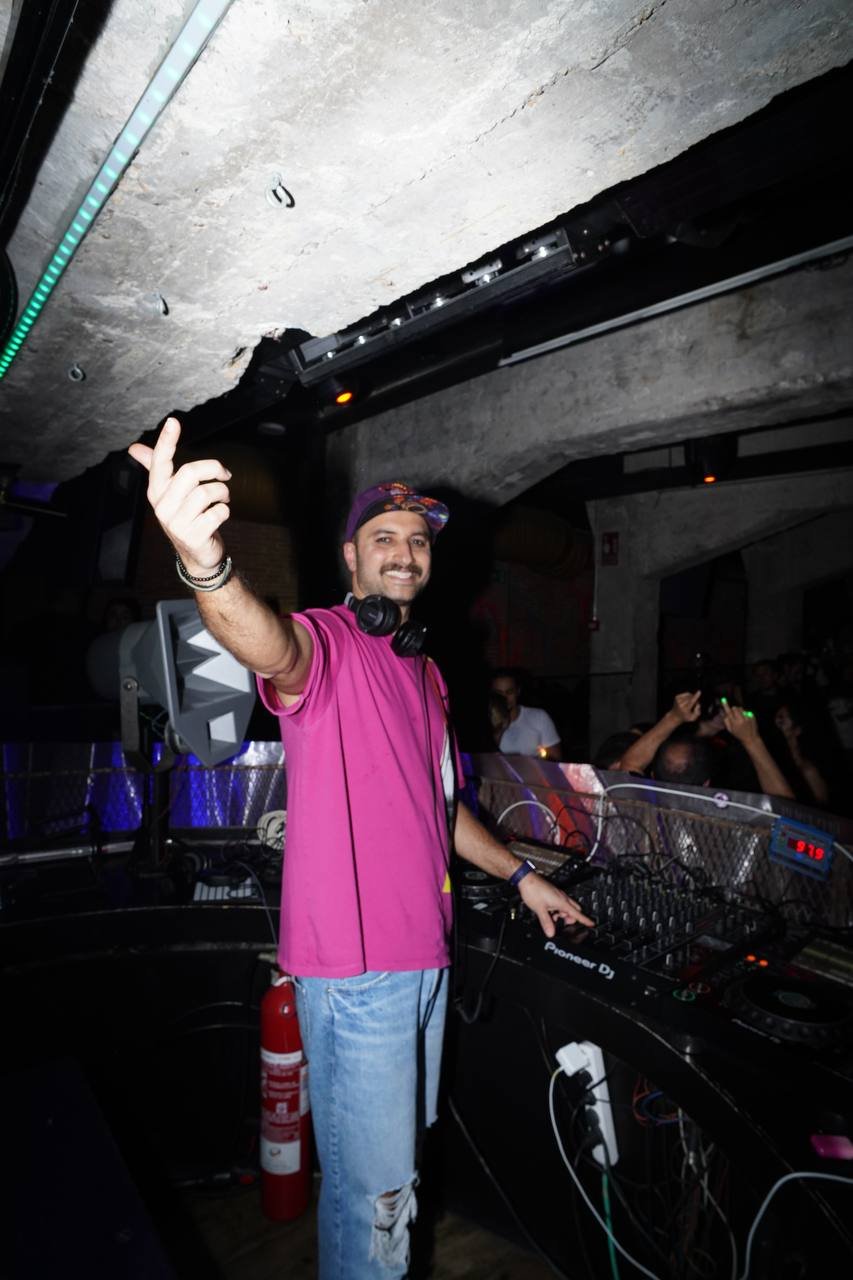DJ Masoudi with the crowd